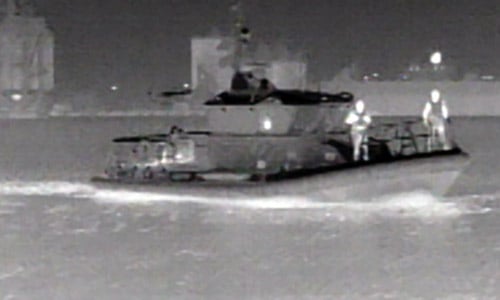 Coast Guard Boat in Thermal